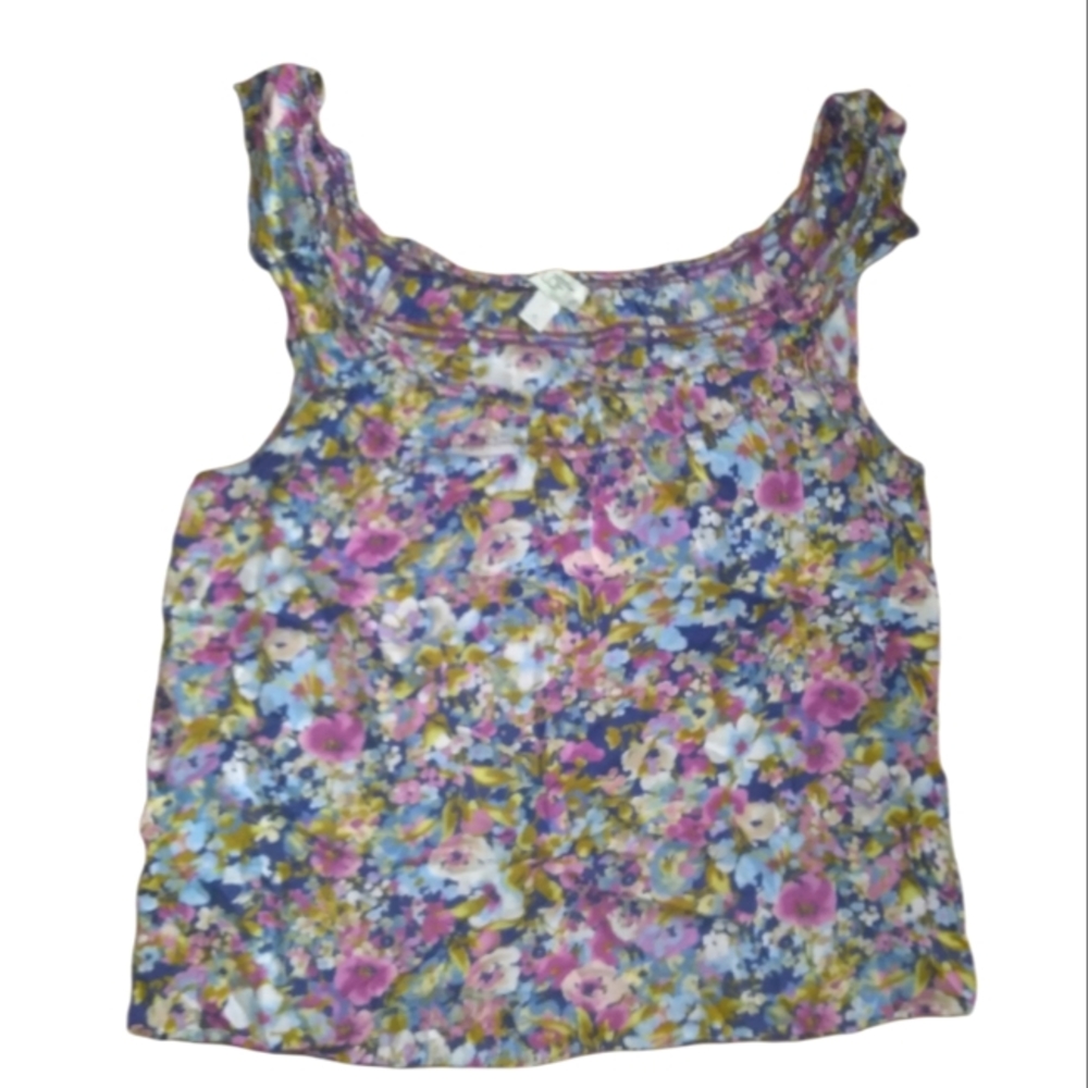 LOFT Flower pattern Blouse size M